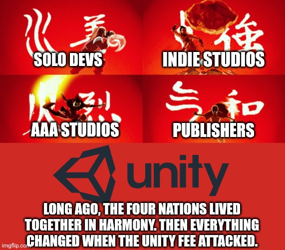 unity alternatives meme